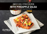 SWEET CHILI CITRUS SALMON AND PINEAPPLE SALSA