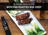 Blackened Asian Salmon with Pan Roasted Bok Choy