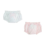 Ivory Chain Bow Diaper Cover