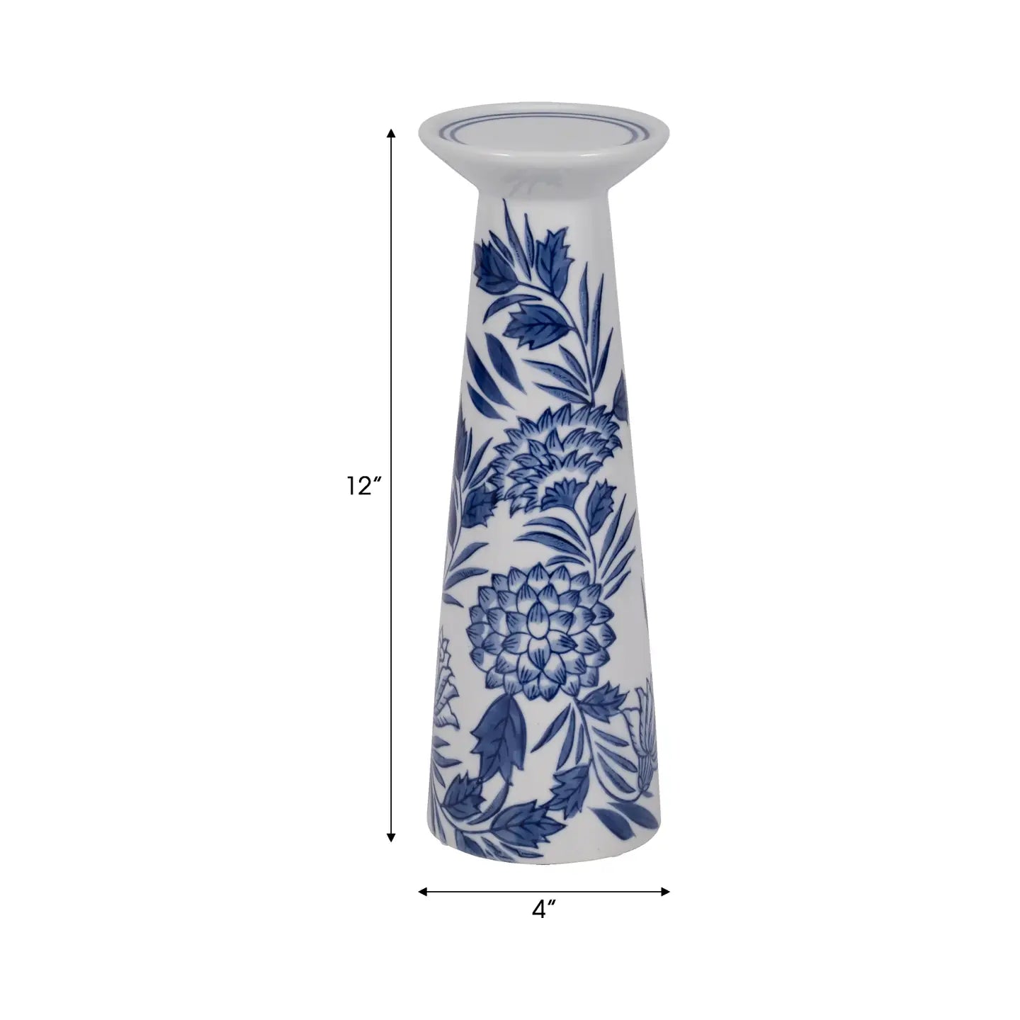 Porcelain Chinoiserie Candle Holder