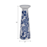 Porcelain Chinoiserie Candle Holder