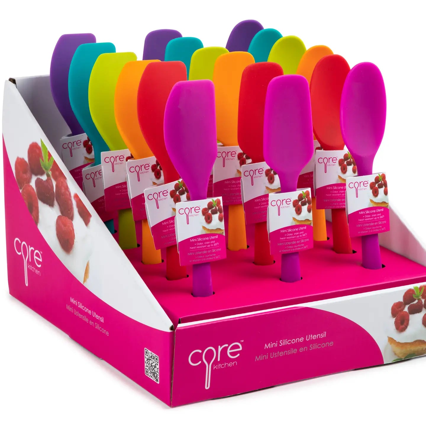 Solid Silicone Mini Utensil Asst