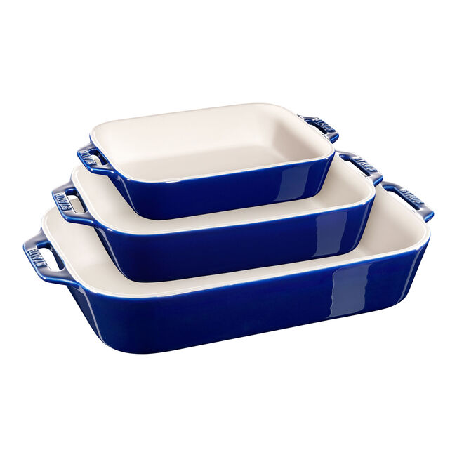 3-pc, Rectangular Baking Dish Set