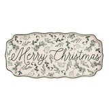 Merry Christmas Toile Tray