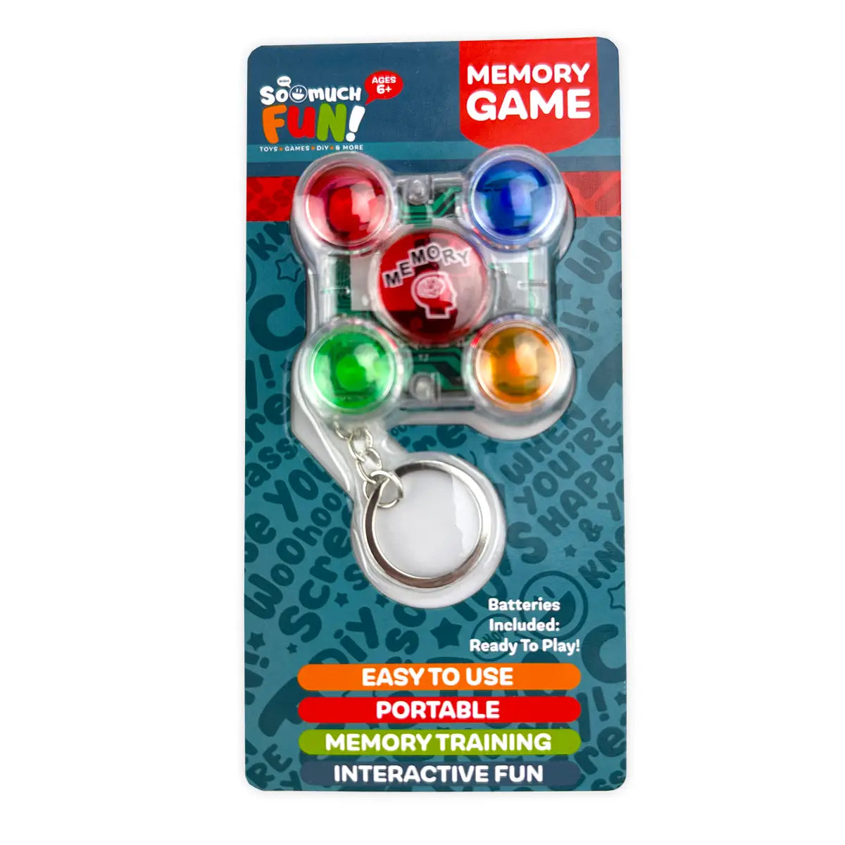 Mini Memory Game Keychain