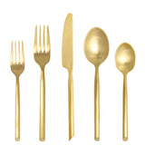 Capri Brushed Gold 5 pc Setting