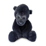 Plush gorilla toy on a white background