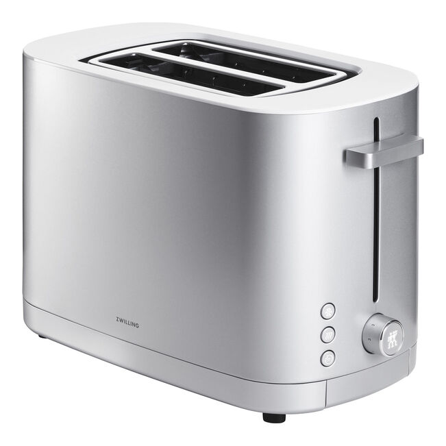ZWILLING Enfinigy 2 Short Slots Toaster, Silver