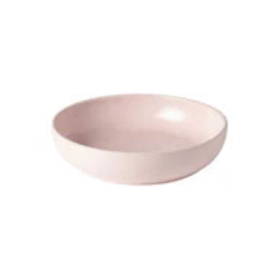 Beige ceramic bowl on a white background