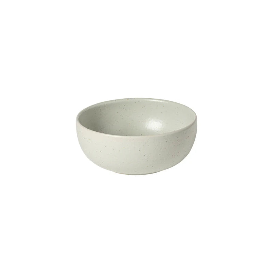 White ceramic bowl on a white background