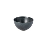 Matt Black ceramic bowl on a white background