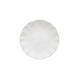 White round pillow on a white background