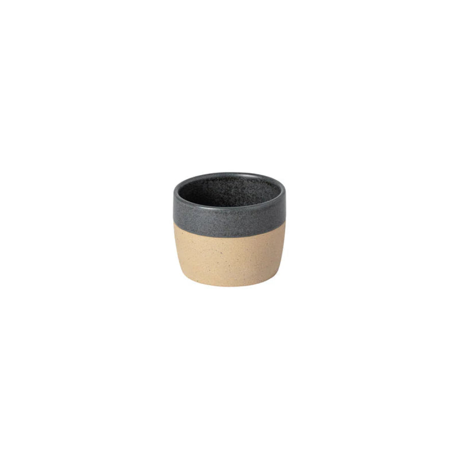 Black number '1' on a beige background
