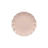Round beige cushion on a white background