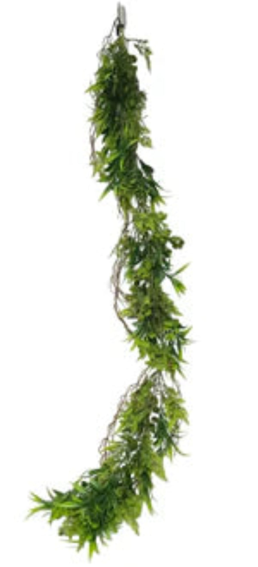 garland on white background