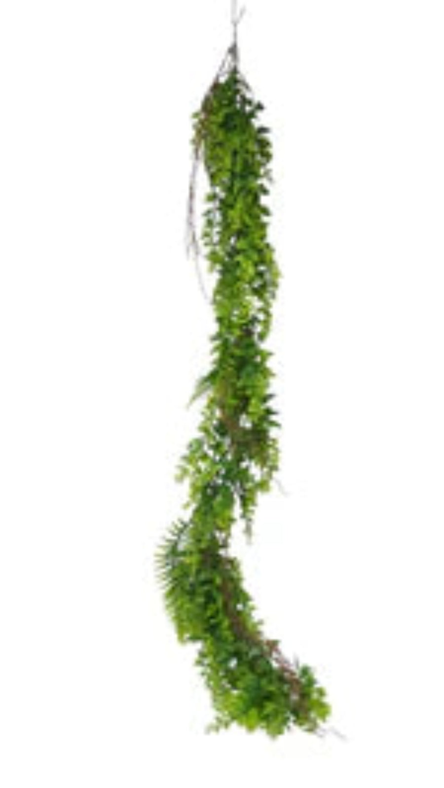 garland on white background