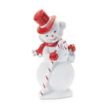 11.5'' Snowman w Candy Cane Asst.