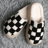 Checkered Soft Slippers