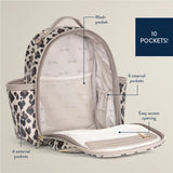 Leopard Itzy Mini Plus Diaper Bag