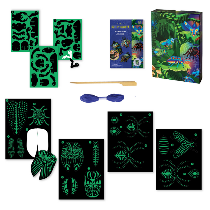 Creepy Crawly Scratch Art