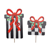 christmas box Stake
