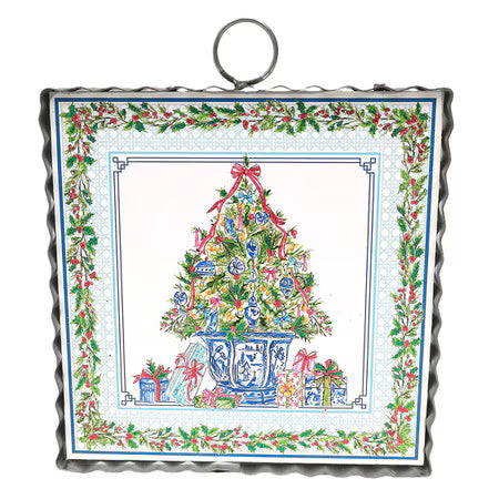 Christmas Tree Metal Artwork 