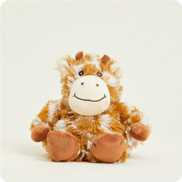 Plush toy horse on a white background