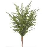 Artificial pine tree on a white background