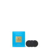 Blue packaging of Glasshouse Teas with two black tea bags on a white background