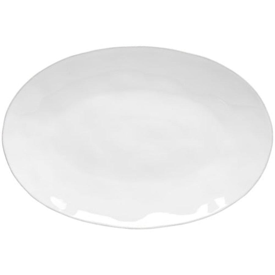 White ceramic plate on a white background