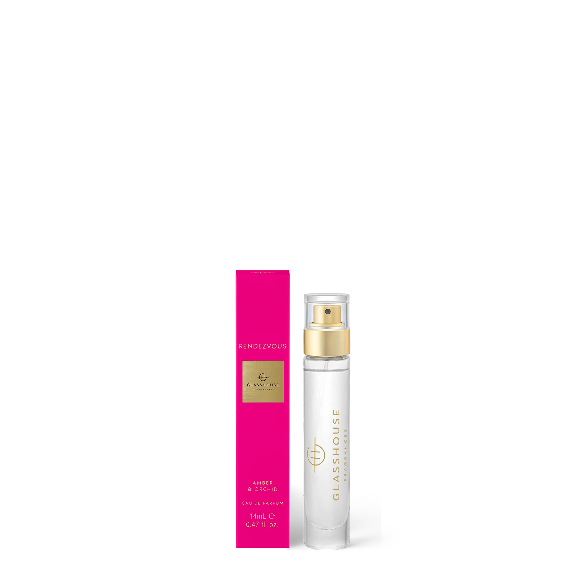 Glasshouse Venedig perfume bottle and packaging on a white background