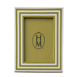 green striped frame