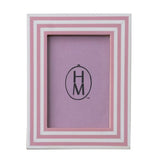 pink striped frame