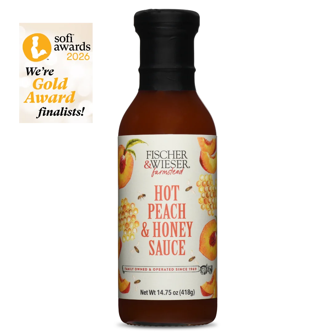 hot peach and honey sauce