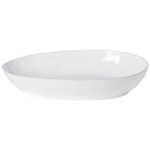White ceramic bowl on a white background