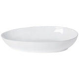 White ceramic bowl on a white background