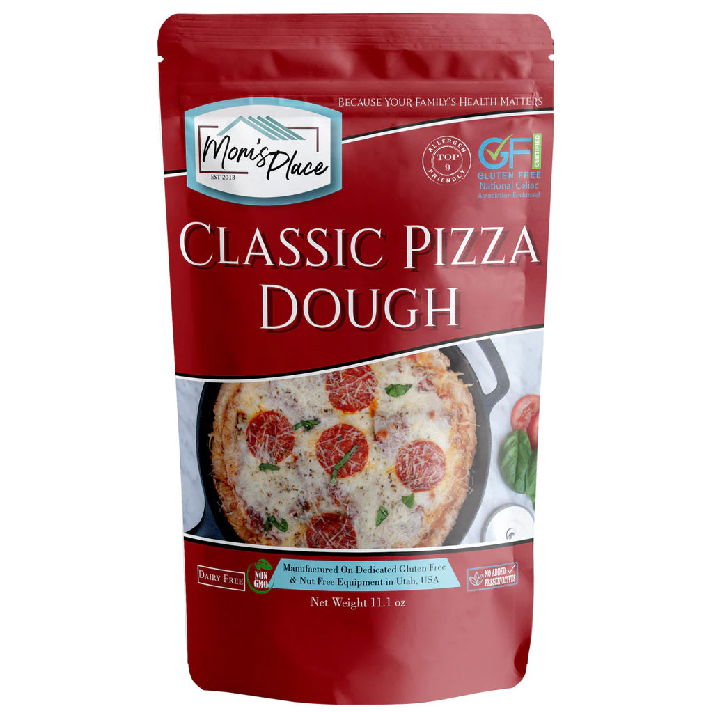 Mama's Place Classic Pizza Dough package on a white background