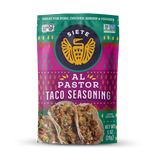 Siete Al Pastor Taco Seasoning package on a white background