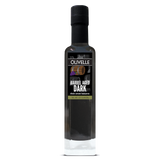Bottle of Olivelle Barrel Aged Dark Balsamic Vinegar on a white background