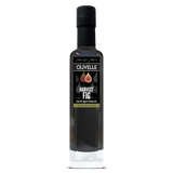 Bottle of Olivelle Harvest Fig balsamic vinegar on a white background