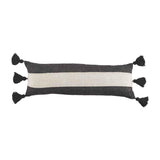 PONCHAA BLK STRIPE PILLOW