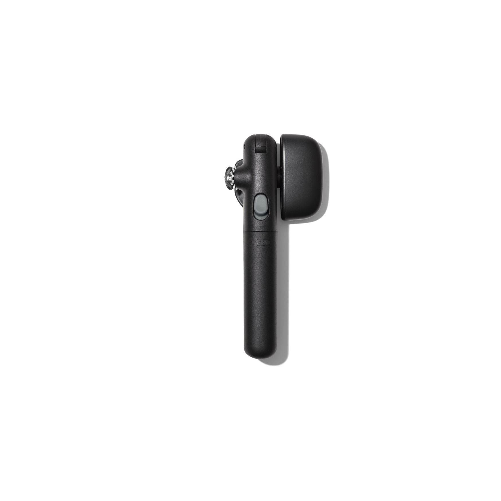 black can opener on white background