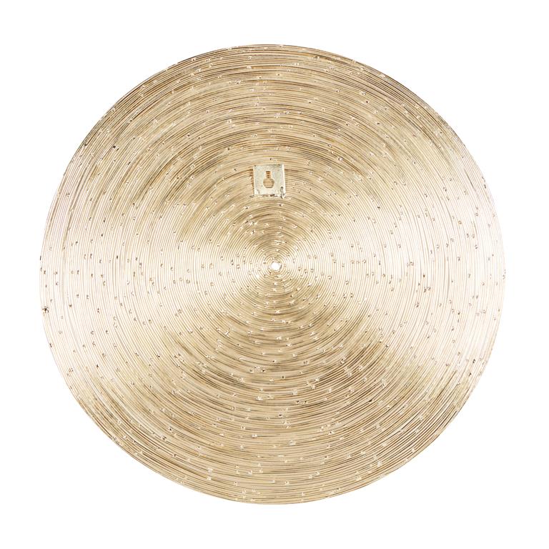 Set of 3 Round Metal Deco