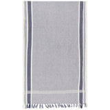 blue and white  dishtowel