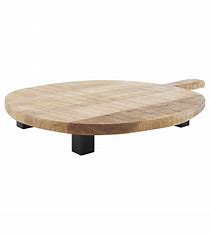 Round Rough Cutting Board