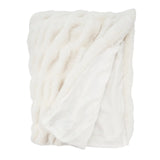 Fuax Rabbit Fur Throw