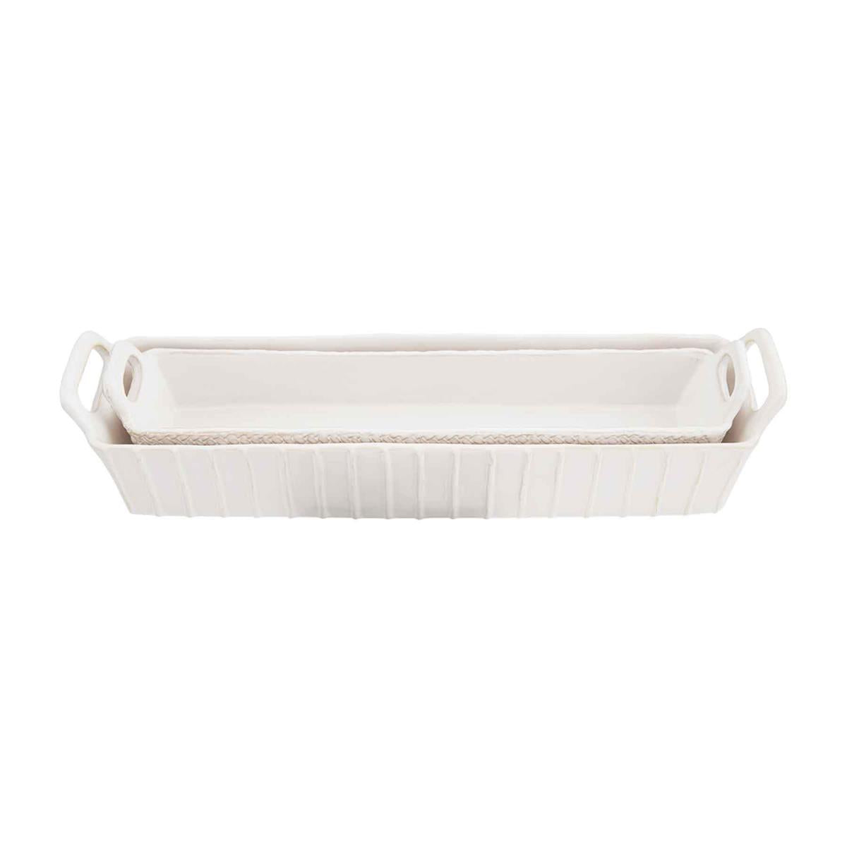 White House Nested Cracker Dish Set