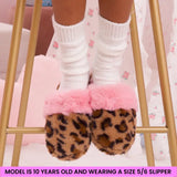 Kids Leopard Slippers