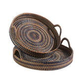 WOVEN ROUND TRAY