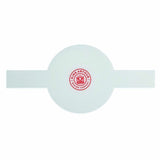 A white round loaf lifter with the King Arthur Baking Company's logo in red.